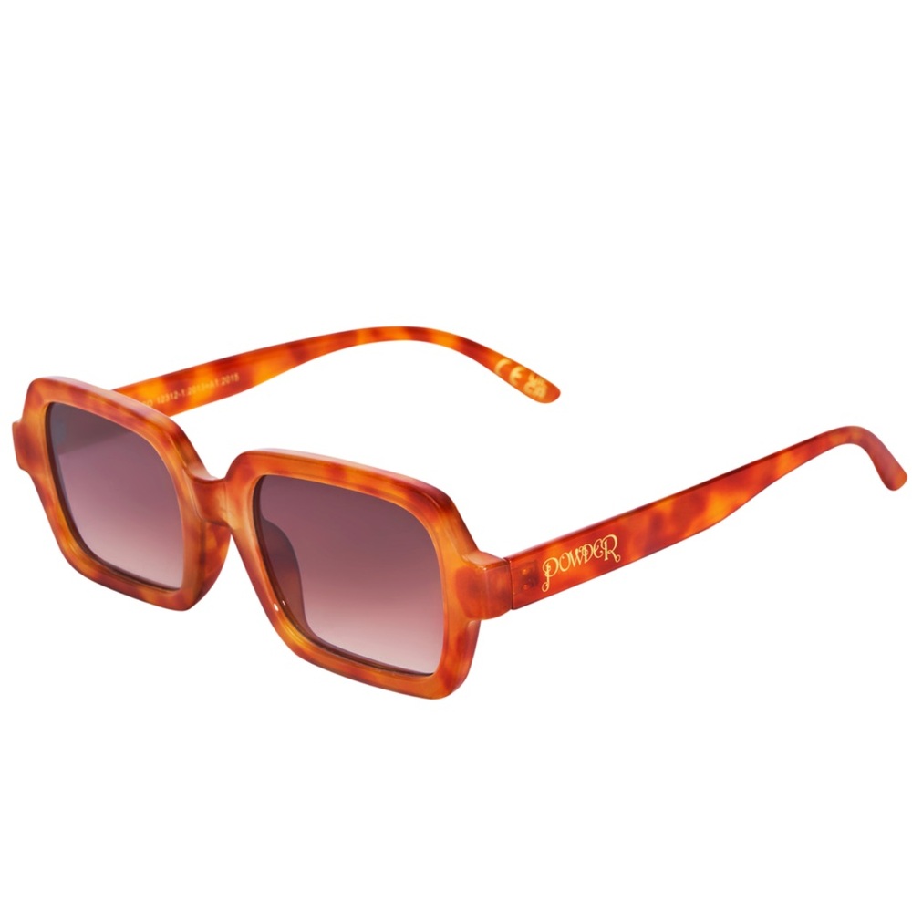 Powder UK Limited Edition Lizette sunglasses in bold print hard case-NWT